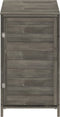vidaXL - Tuinschuur - 55x52x112 - cm - massief - vurenhout - antracietkleurig