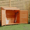 vidaXL - Tuinschuur - 55x52x112 - cm - massief - vurenhout - wit