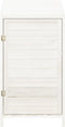 vidaXL - Tuinschuur - 55x52x112 - cm - massief - vurenhout - wit