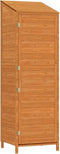 vidaXL - Tuinschuur - 55x52x174,5 - cm - massief - vurenhout - bruin