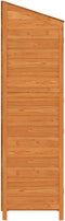 vidaXL - Tuinschuur - 55x52x174,5 - cm - massief - vurenhout - bruin