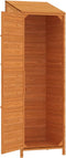 vidaXL - Tuinschuur - 55x52x174,5 - cm - massief - vurenhout - bruin
