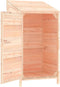 vidaXL - Tuinschuur - 55x52x174,5 - cm - massief - vurenhout - antracietkleurig