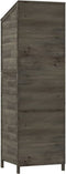vidaXL - Tuinschuur - 55x52x174,5 - cm - massief - vurenhout - antracietkleurig