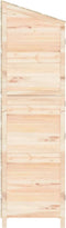 vidaXL - Tuinschuur - 55x52x174,5 - cm - massief - vurenhout