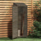 vidaXL - Tuinschuur - 55x52x174,5 - cm - massief - vurenhout - antracietkleurig
