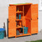 vidaXL - Tuinschuur - 83x57x140 - cm - massief - grenenhout - bruin