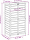 vidaXL - Tuinschuur - 83x57x140 - cm - massief - grenenhout - bruin