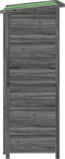 vidaXL - Tuinschuur - 83x57x140 - cm - massief - grenenhout - grijs