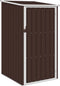 vidaXL - Tuinschuur - 87x98x159 - cm - gegalvaniseerd - staal - bruin