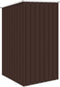 vidaXL - Tuinschuur - 87x98x159 - cm - gegalvaniseerd - staal - bruin