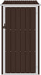 vidaXL - Tuinschuur - 87x98x159 - cm - gegalvaniseerd - staal - bruin