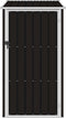vidaXL - Tuinschuur - 87x98x159 - cm - gegalvaniseerd - staal - bruin