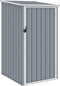 vidaXL - Tuinschuur - 87x98x159 - cm - gegalvaniseerd - staal - grijs