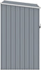 vidaXL - Tuinschuur - 87x98x159 - cm - gegalvaniseerd - staal - grijs