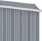 vidaXL - Tuinschuur - 87x98x159 - cm - gegalvaniseerd - staal - grijs