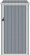 vidaXL - Tuinschuur - 87x98x159 - cm - gegalvaniseerd - staal - grijs