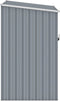 vidaXL - Tuinschuur - 87x98x159 - cm - gegalvaniseerd - staal - grijs