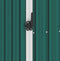 vidaXL - Tuinschuur - 87x98x159 - cm - gegalvaniseerd - staal - groen
