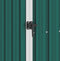 vidaXL - Tuinschuur - 87x98x159 - cm - gegalvaniseerd - staal - groen
