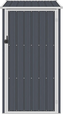 vidaXL - Tuinschuur - 87x98x159 - cm - gegalvaniseerd - staal - antraciet
