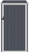 vidaXL - Tuinschuur - 87x98x159 - cm - gegalvaniseerd - staal - antraciet