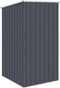 vidaXL - Tuinschuur - 87x98x159 - cm - gegalvaniseerd - staal - antraciet