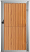 vidaXL - Tuinschuur - 88x89x161 - cm - gegalvaniseerd - staal - bruin