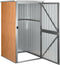 vidaXL - Tuinschuur - 88x89x161 - cm - gegalvaniseerd - staal - bruin