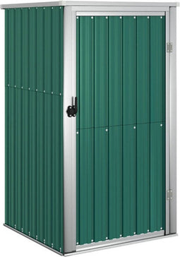 vidaXL - Tuinschuur - 88x89x161 - cm - gegalvaniseerd - staal - groen