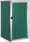 vidaXL - Tuinschuur - 88x89x161 - cm - gegalvaniseerd - staal - groen