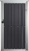 vidaXL - Tuinschuur - 88x89x161 - cm - gegalvaniseerd - staal - antracietkleurig