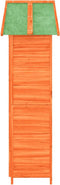 vidaXL - Tuinschuur - 89x52,5x175 - cm - massief - grenenhout - bruin
