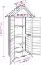 vidaXL - Tuinschuur - 89x52,5x175 - cm - massief - grenenhout - grijs