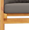vidaXL - Tuinset - met - kussens - massief - acaciahout