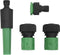 vidaXL - Tuinslang - met - koppelingsset - 0,75'' - 10 - m - PVC - groen