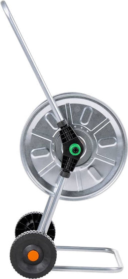 vidaXL - Tuinslangkar - voor - 50 - m - 1/2" - of - 35 - m - 3/4" - slang - staal