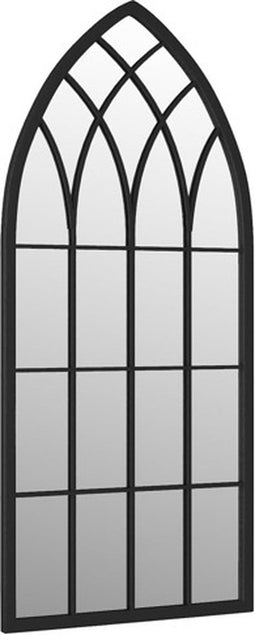 vidaXL - Tuinspiegel - 70x30 - cm - ijzer - zwart