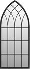 vidaXL - Tuinspiegel - 70x30 - cm - ijzer - zwart