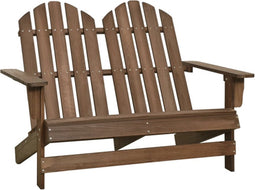 vidaXL - Tuinstoel - 2-zits - Adirondack - massief - vurenhout - bruin