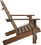 vidaXL - Tuinstoel - 2-zits - Adirondack - massief - vurenhout - bruin