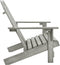 vidaXL - Tuinstoel - 2-zits - Adirondack - massief - vurenhout - grijs