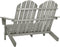 vidaXL - Tuinstoel - 2-zits - Adirondack - massief - vurenhout - grijs