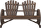 vidaXL - Tuinstoel - 2-zits - Adirondack - massief - vurenhout