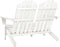 vidaXL - Tuinstoel - 2-zits - Adirondack - massief - vurenhout - wit