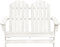 vidaXL - Tuinstoel - 2-zits - Adirondack - massief - vurenhout - wit