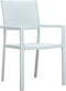 vidaXL - Tuinstoel - 4 - st - rattan-look - kunststof - wit