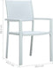 vidaXL - Tuinstoel - 4 - st - rattan-look - kunststof - wit