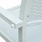 vidaXL - Tuinstoel - 4 - st - rattan-look - kunststof - wit