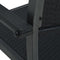 vidaXL - Tuinstoel - 4 - st - rattan-look - kunststof - zwart